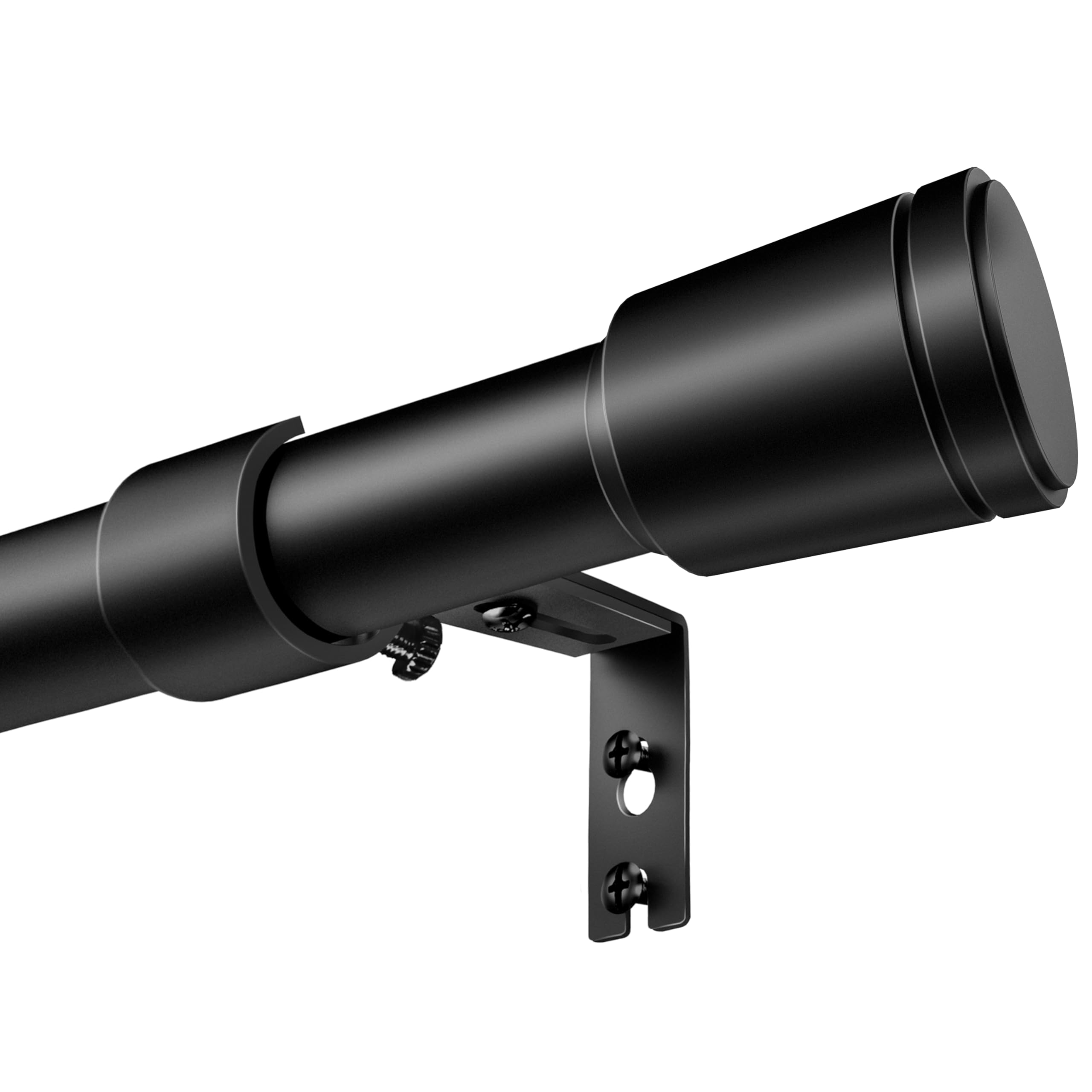1 Inch Diameter Curtain Rod for Windows 28-120 Inch Heavy Duty | Extra Long Matt
