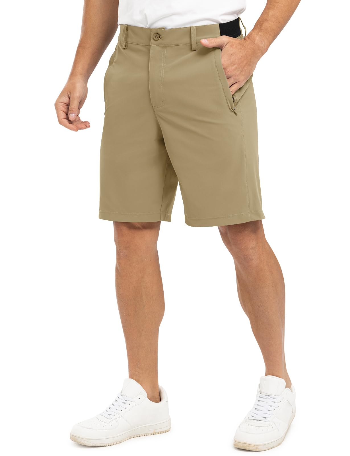 TBMPOY Pantaloncini da golf da uomo da 22,9 cm, ad asciugatura rapida, pantalonc