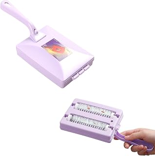 Carpet Sweepers Roller,Handheld Home Cleaning Brushes - Double Roller Crumb Dirt Cleaner for Floor, Sofa, Tablecloth Laoxi