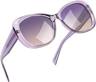 Joopin Oversized Butterfly Sunglasses for Women’s Medium to Large Faces - Polarized UV400, Acetate Arms & TR90 Frame