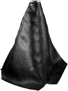 Ohleats Car Shift Knob Dust Cover, Shifter Sleeve, Leather, Black | Manual/Automatic Gear Shift Cover, Wear &amp; Scratch Resistant, Waterproof, Easy Install, Universal Fit Cars/SUVs/Trucks