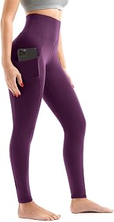 Walifrey Leggings with Pockets for Women High Waist Soft Gym Yoga Workout Leggings