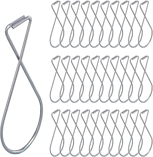 Pack of 30 Hanging Ceiling Tile Grid Clips Drop Ceiling Hanger Hooks Heavy Duty Light Plant Office Home Store Classroom Wedding Decoration