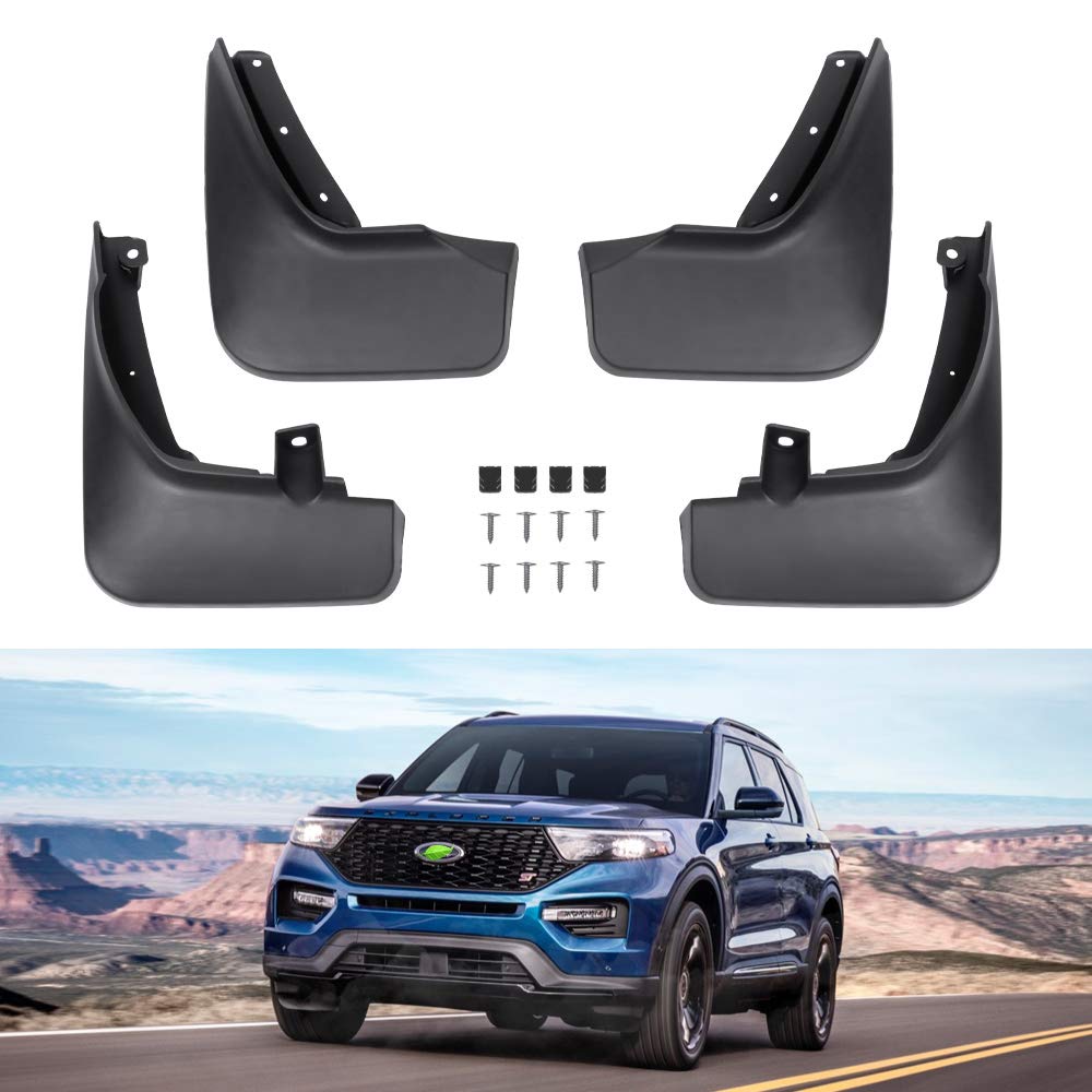 Autorder Mud Flpas Splash Guards for Ford Explorer 2020-2025 2026 Accessories Mu