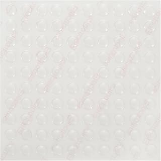 100pcs Mini Cabinet Door Bumpers Self-Adhesive Clear Rubber Cupboard Door Feet Cabinet Pads for Door Furniture Drawer 7x1.5mm