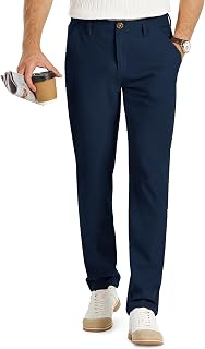 33,000ft Mens Golf Pants Stretch Breathable Slim Fit Quick Dry Slim Fit Slim Fit Long Golf Pants