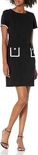 Tommy Hilfiger Womens Classic Scuba Crepe Two Pocket DressDress