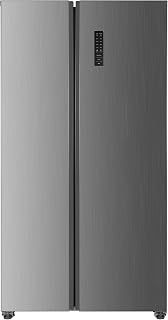 Element 21.4 cu. ft. Side-by-Side Refrigerator, Frost-Free, Tempered Glass Shelves, LED Interior Lighting, Stainless