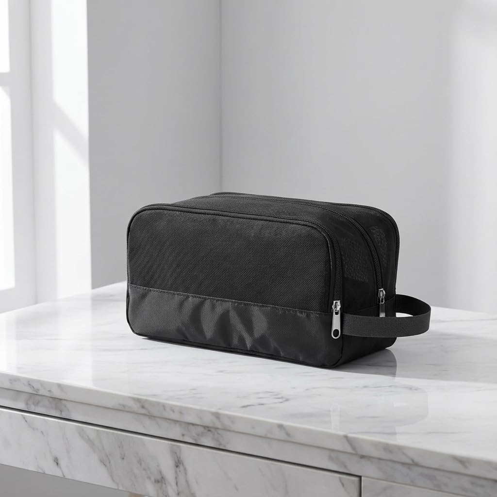 Toiletry Bag for Men Hanging Waterproof Shaving Bag Small Toiletry Bag for Trave