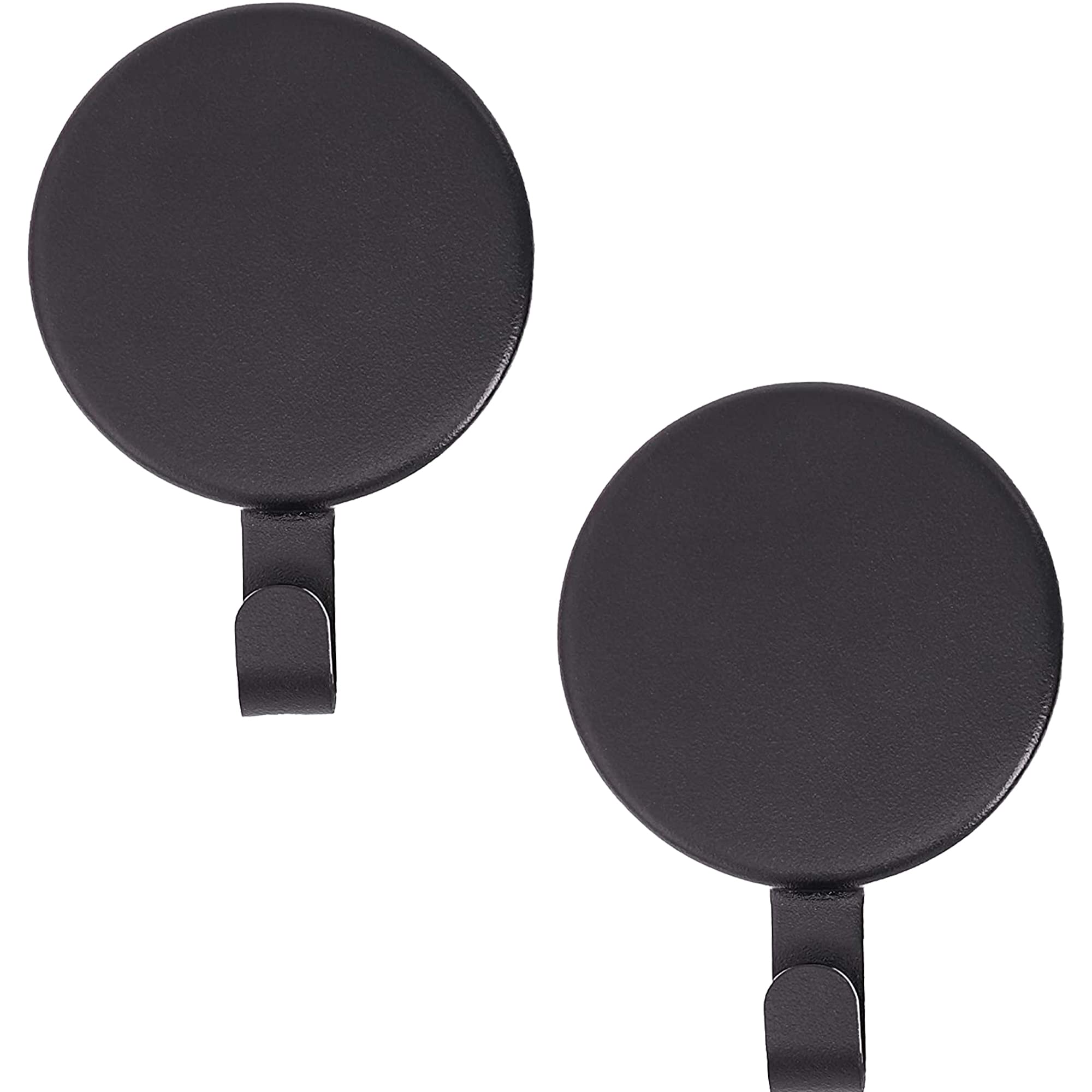 Haute Decor Attract Magnetic Wreath Hanger (Black Matte, Set of 2 Magnets) - for