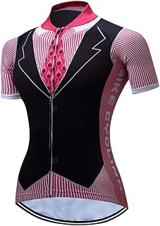 Ladies Cycling Jersey Short Sleeve 3 Pockets Reflective S-3XL