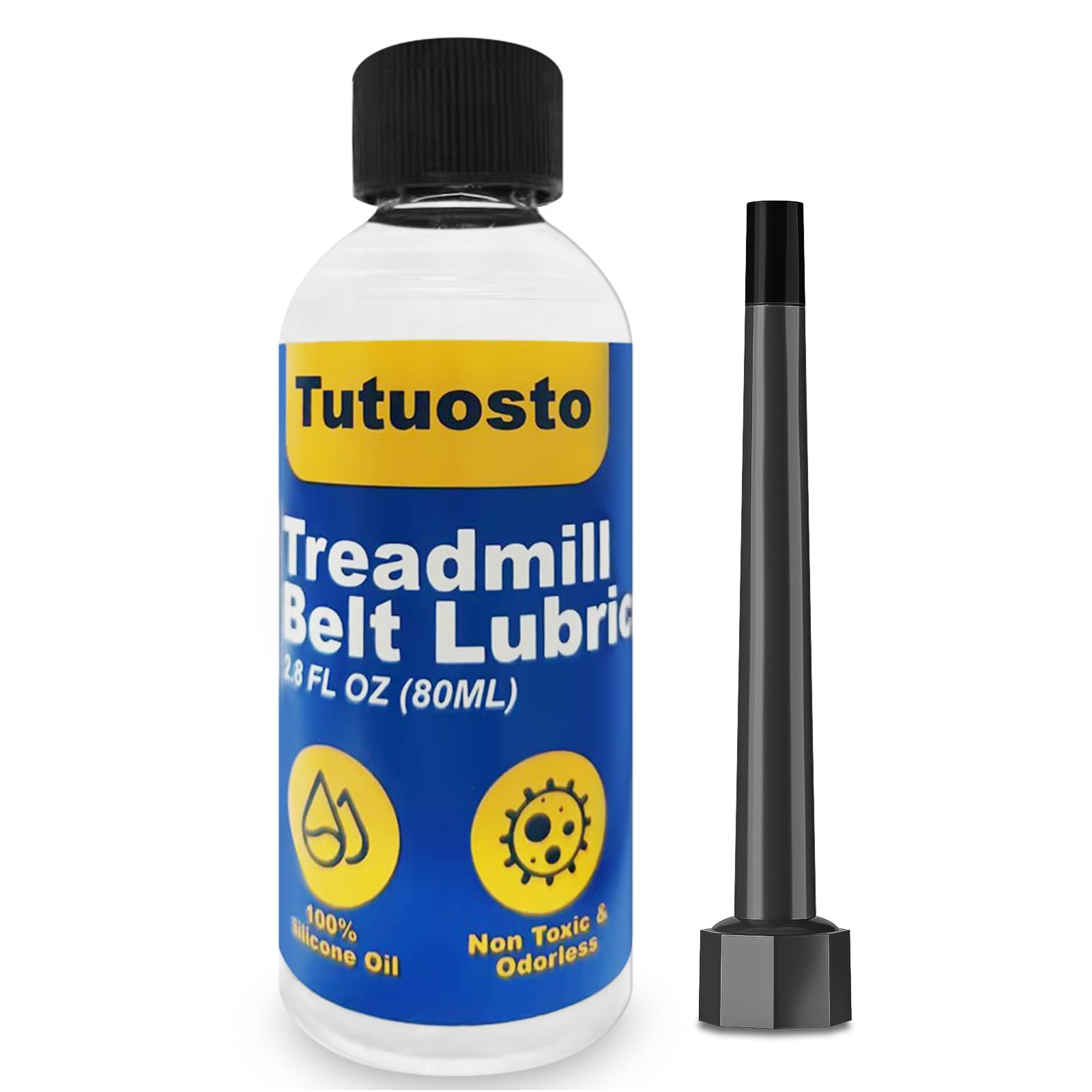 Treadmill Lubricant for Belt, 100% Silicone Treadmill Oil Kit | Walking Pad Oil 