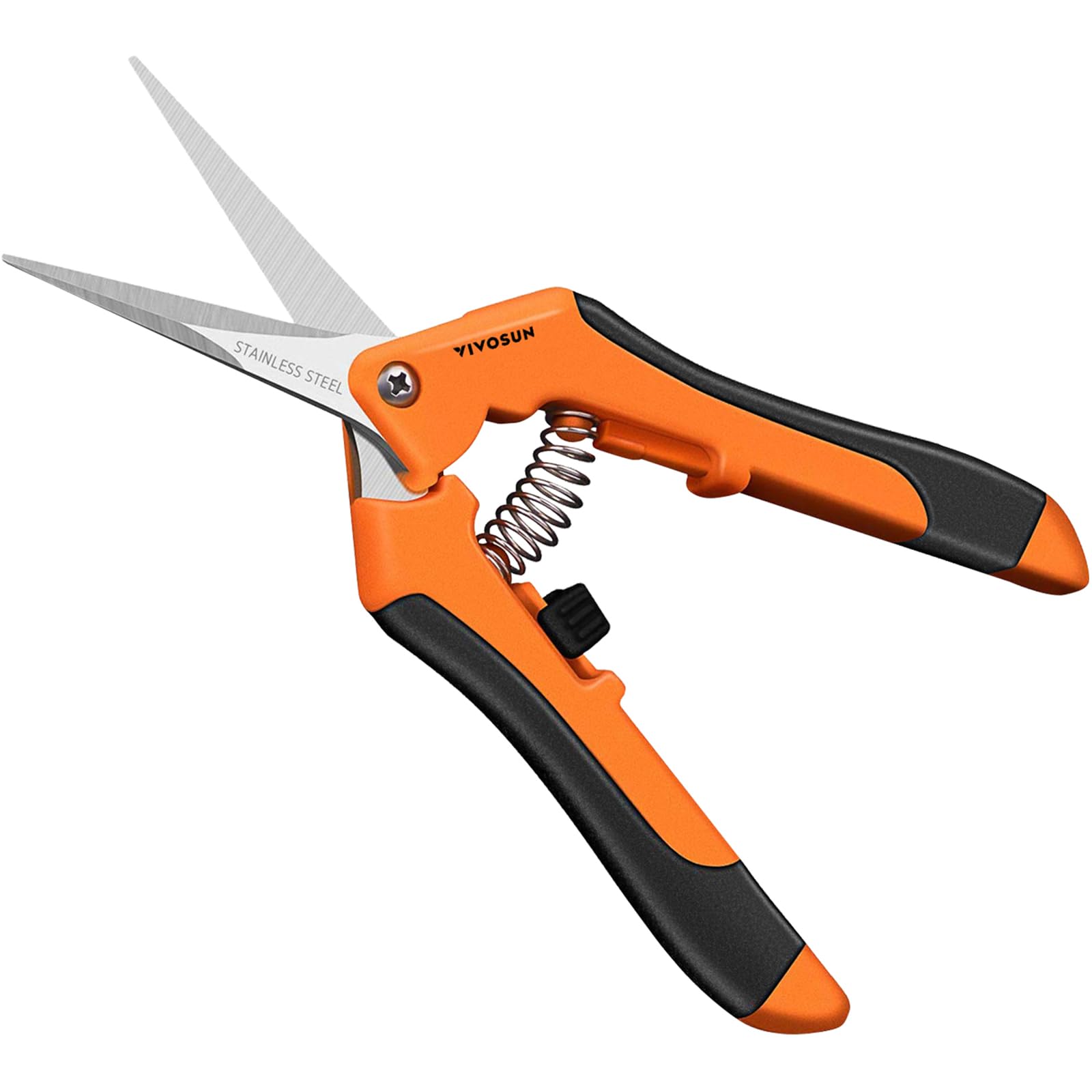 VIVOSUN 6.5 Inch Gardening Scissors Hand Pruner Pruning Shear with Straight Stai