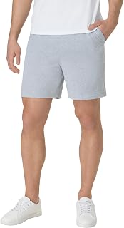 Hanes Mens Originals Cotton Shorts with Pockets, Pull-on Jersey Gym Shorts, 7" Shorts