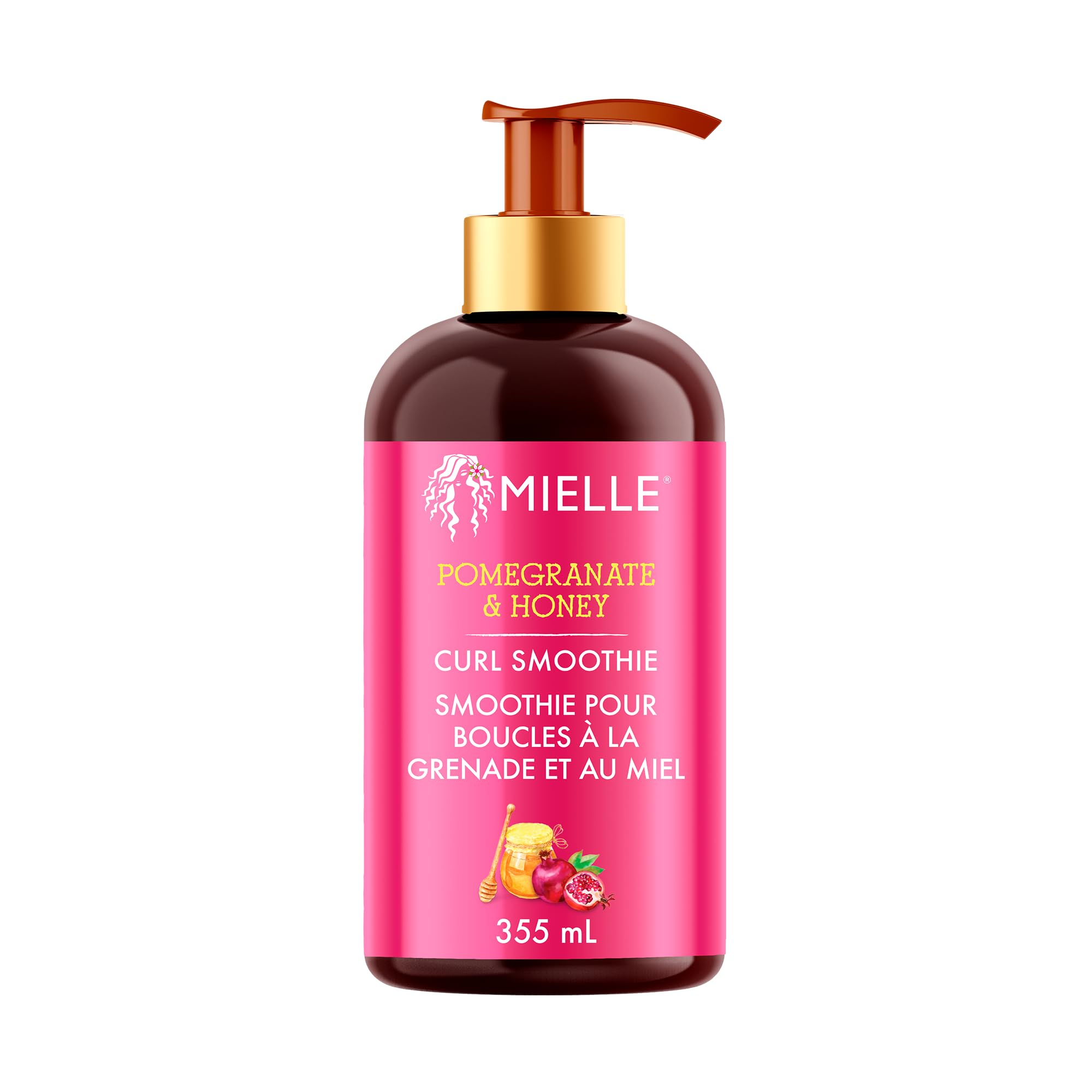 Mielle Pomegranate & Honey Curl Enhancing Smoothie, 355 ml | Helps Define Curls 