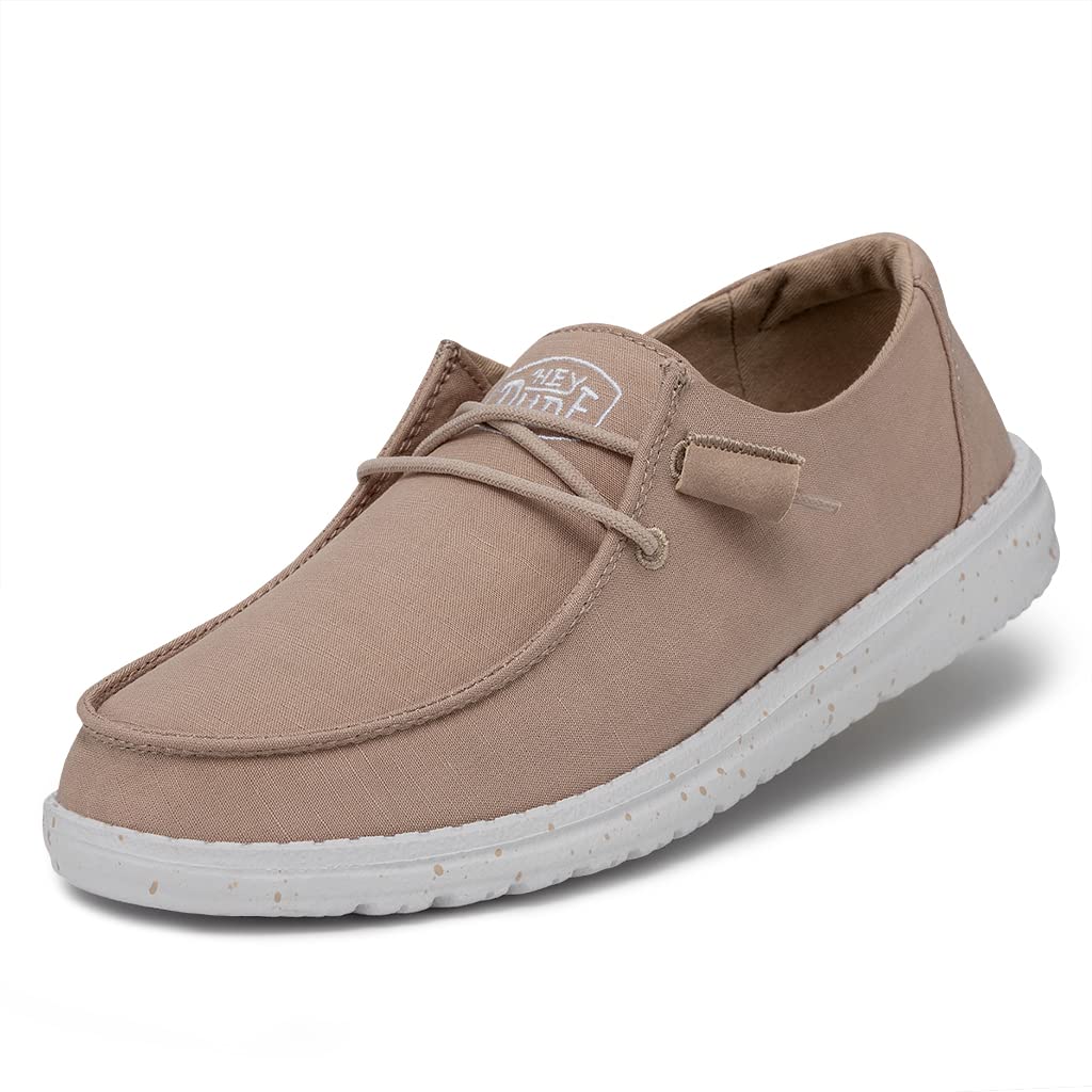 HEYDUDE Shoes Wendy Slub Canvas Beige