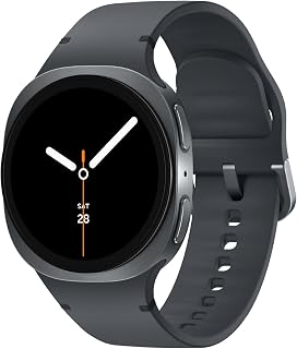 Samsung Galaxy Watch 8 40mm Bluetooth Smartwatch, Cushion Design, Quick Button, Sleep Coaching, Now Bar, Running Coach, Energy Score, Graphite [US Version, Amazon Exclusive 2Yr Warranty]