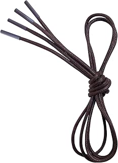 VSUDO Round Waxed Elegant Shoelaces, ø2.5mm Business Casual Laces for Oxford/Derby/Brogue, Chukka/Desert/Ankle Boot Laces Shoes Laces