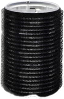 No Heat Hair Roller 2 Pack - 2 Layers Self Grip Design, Clip Free Black Small