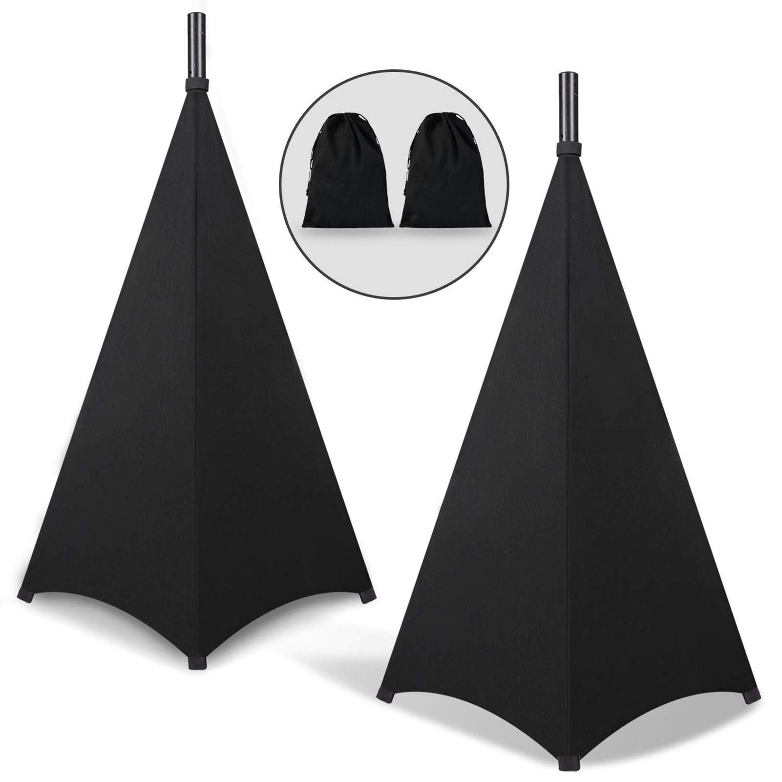 Dofilachy Speaker Stand Cover-DJ Bag with 360 Degree Cover, Speaker Tripod Scrim