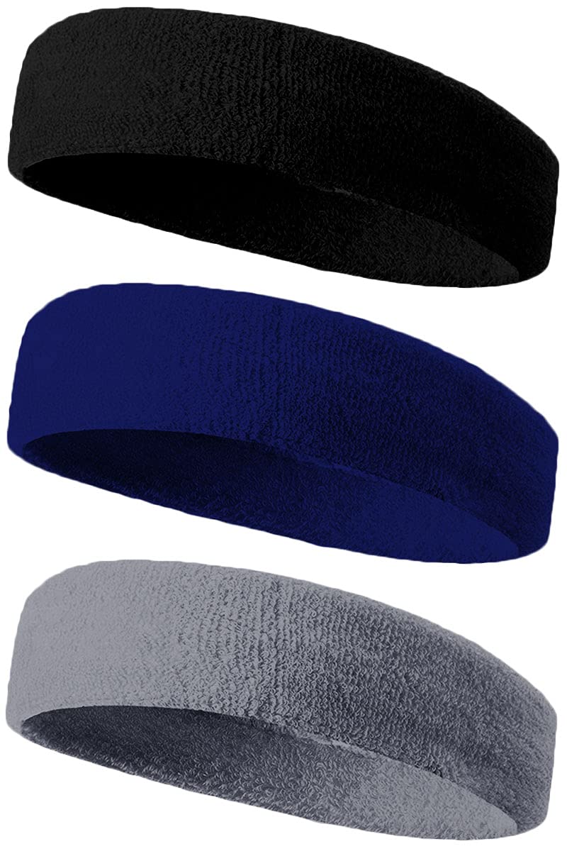 Headband, Sweatband, Men's, Cotton Material, For Sports, Face Washing, Sweat Abs
