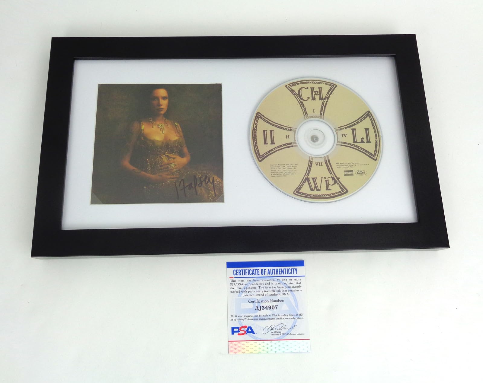 If I Can't Have Love I Want Power CD Signed By Halsey Framed PSA/DNA COA | IICHL