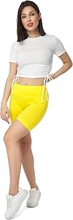 SOFTSAIL Leggings for Women Biker Shorts Cotton High Waist Tummy Control Slimming Breathable Elastic Ladies Stretching Gym Workout Yoga Pants