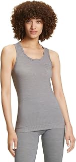 Falke Women's Wool-Tech Light Sleeveless Sports Functional Shirt Thermoregulating for Hot and Cold Weather Breathable Climate-Regulating Odour-Neutralising Wool Functional Yarn 1 piece
