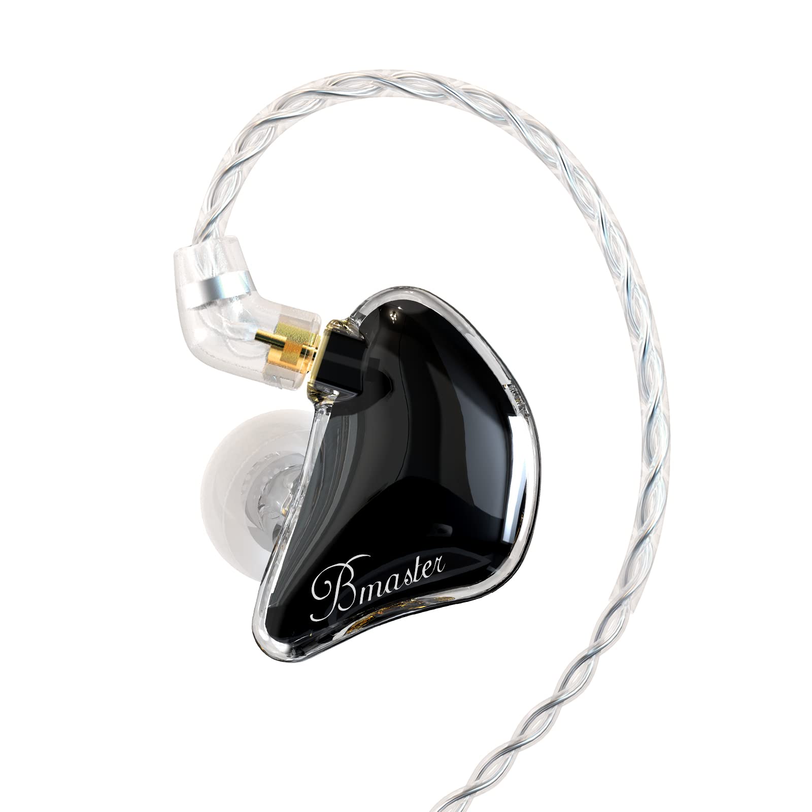 BASN Bmaster Triple Drivers in Ear Monitor Headphone (Black) | sound isolation i