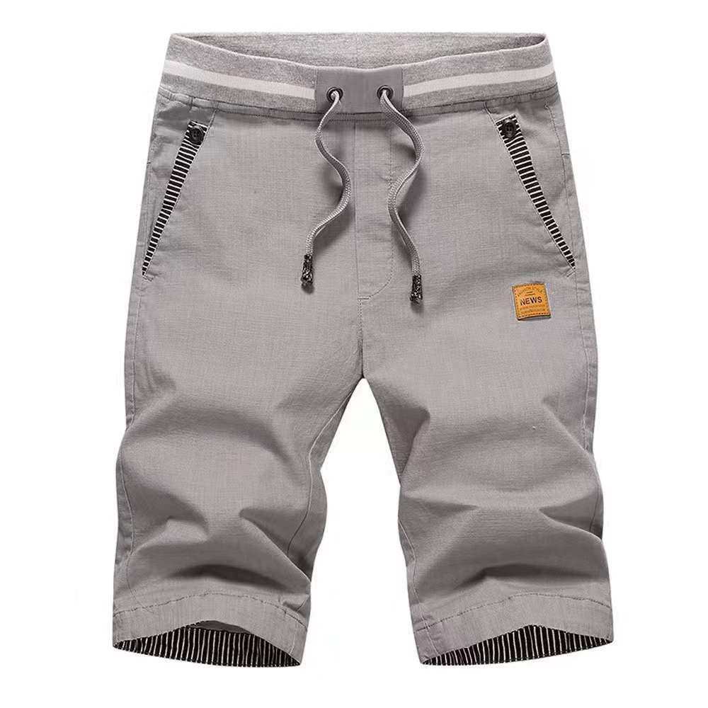 HCSS Men's Bermuda Shorts Summer Chino Shorts Cotton Elasticated with Pocket