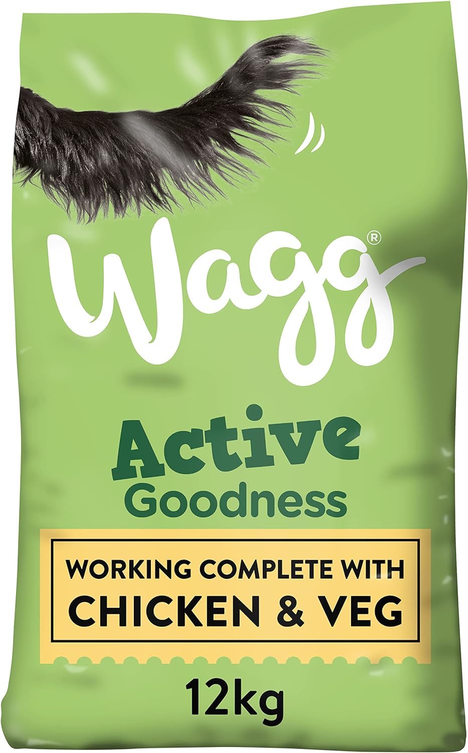 Wagg Active Goodness Complete Dry Adult Dog Food Chicken 12kg | Meaty Ingredient