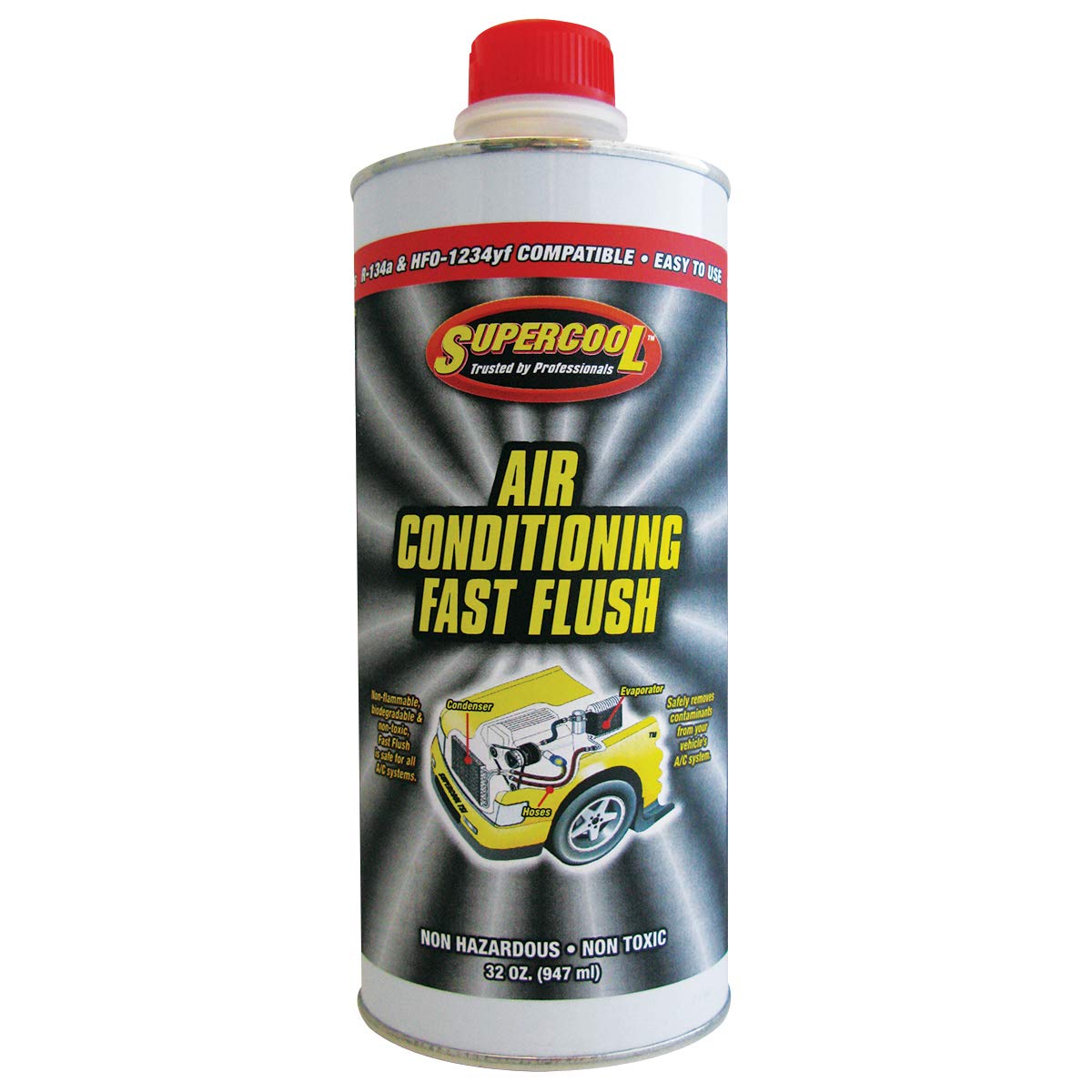 TSI Supercool FFQ High-Temp A/C Flush, 32 fl. oz. (Flash Point Greater Than 250 