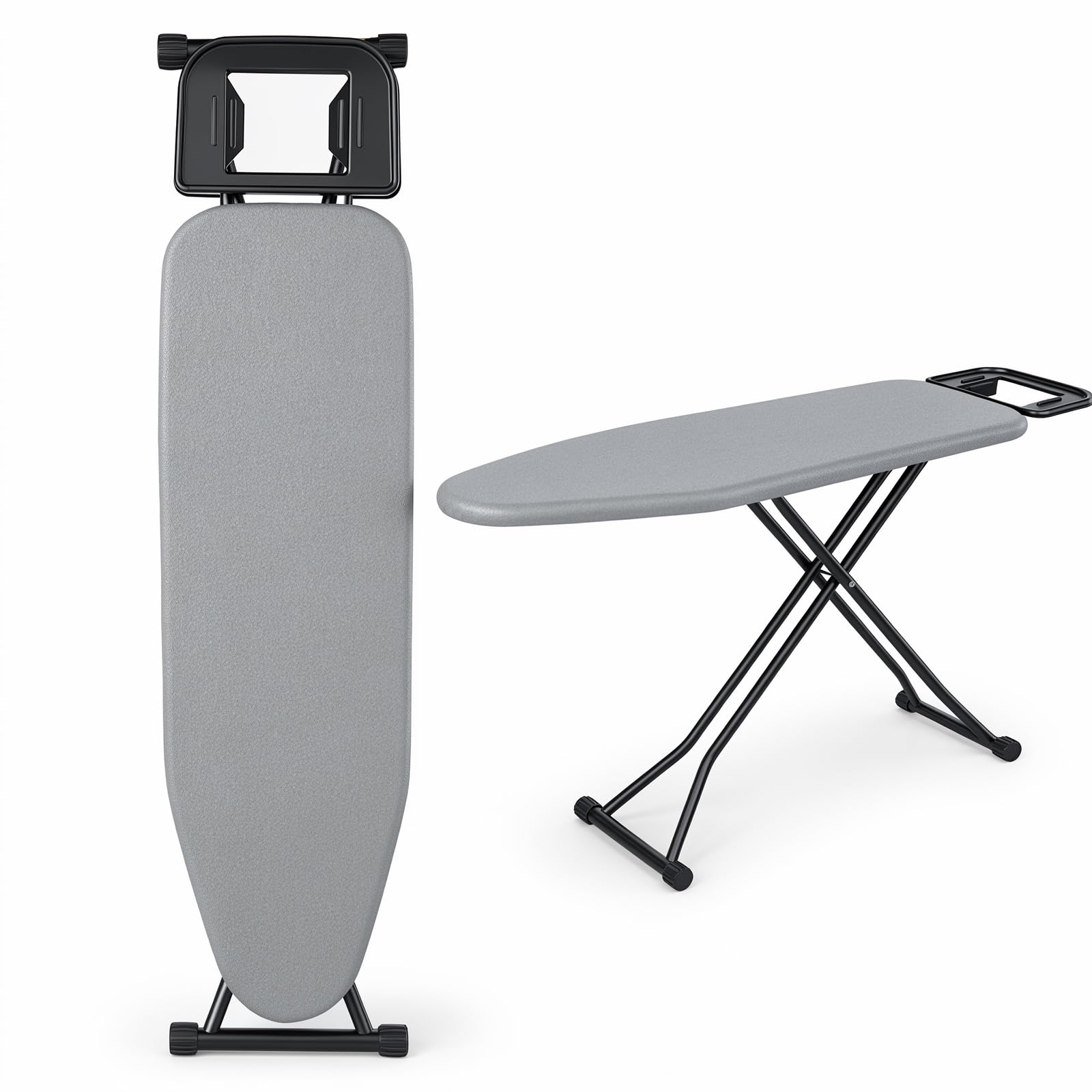 Pvixou Full Size Ironing Board, 7-Level Height, Iron Rest, 43 x 13 in | 110 x 33