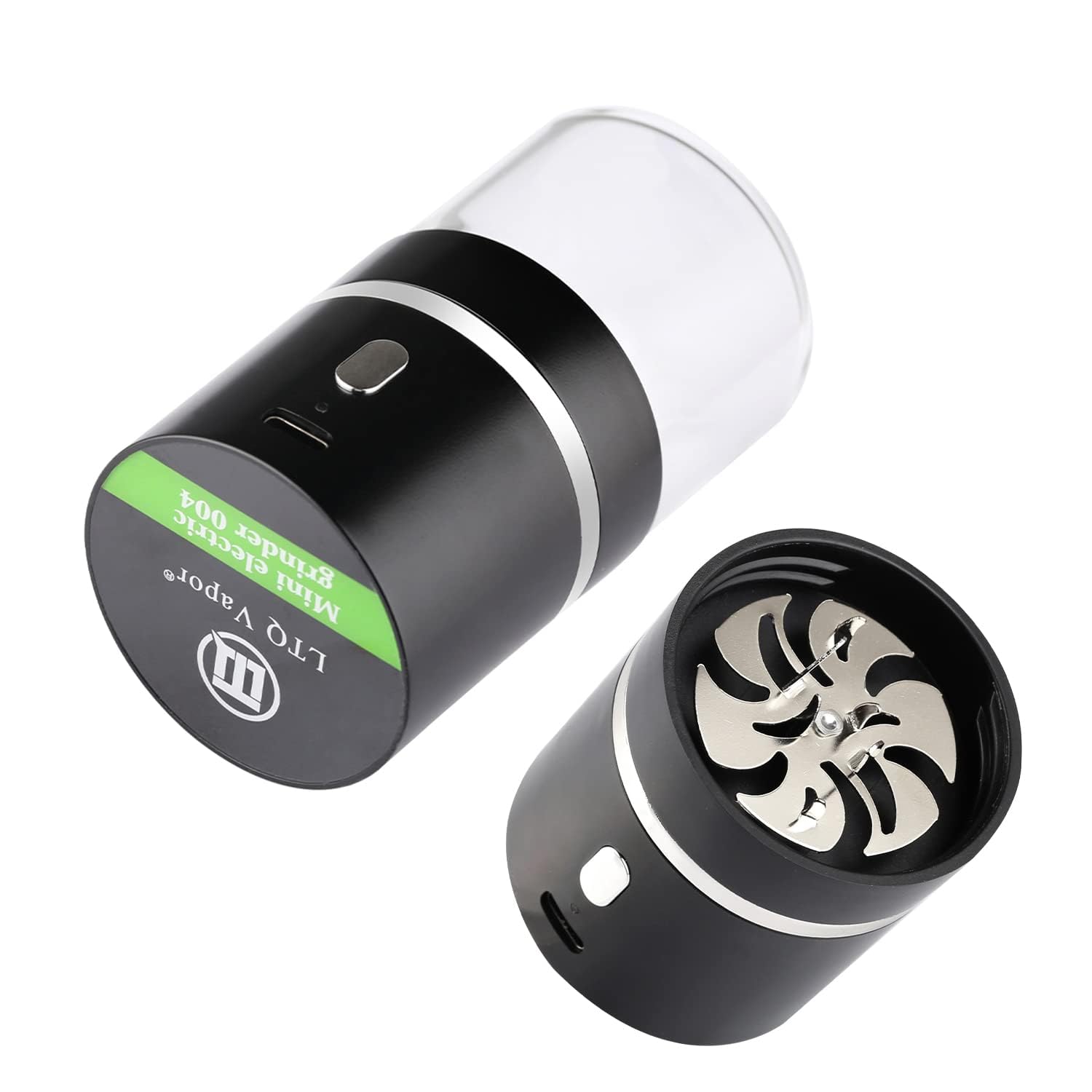 AiTURE Upgraded Mini Electric Grinder Spice Smart Herb 400 mAh with 50ml Jar,Eas