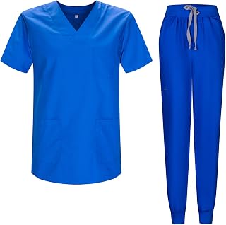 MISEMIYA - Unisex Scrub Set - Medical Uniform with Top and Trousers 817-8316