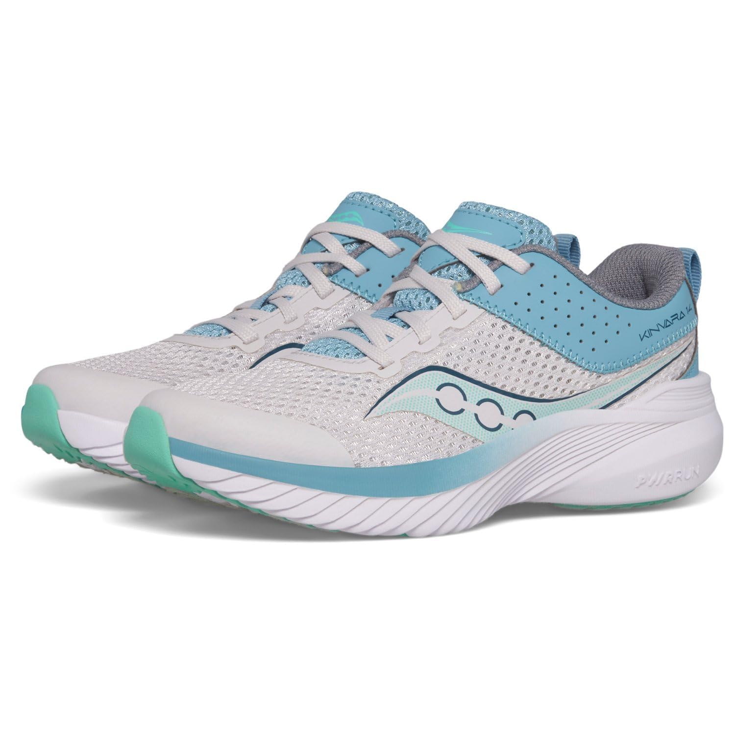 Saucony Kinvara 14 Unisex Kids Lace Up Toe Sneakers