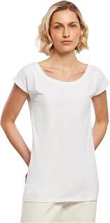 Build Your Brand Women's Bb013-ladies Wide Neck Tee T-Shirt