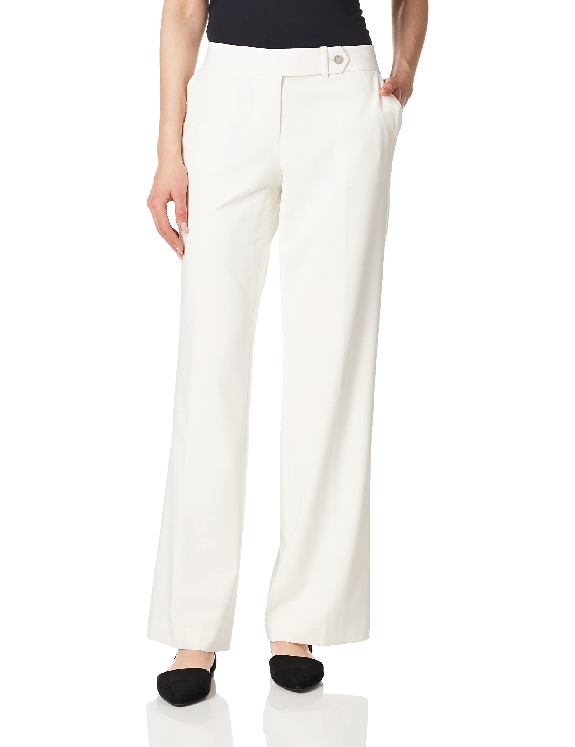 Calvin Klein Women's Straight Leg Lux Business Pant (Standard & Petite) Blazer