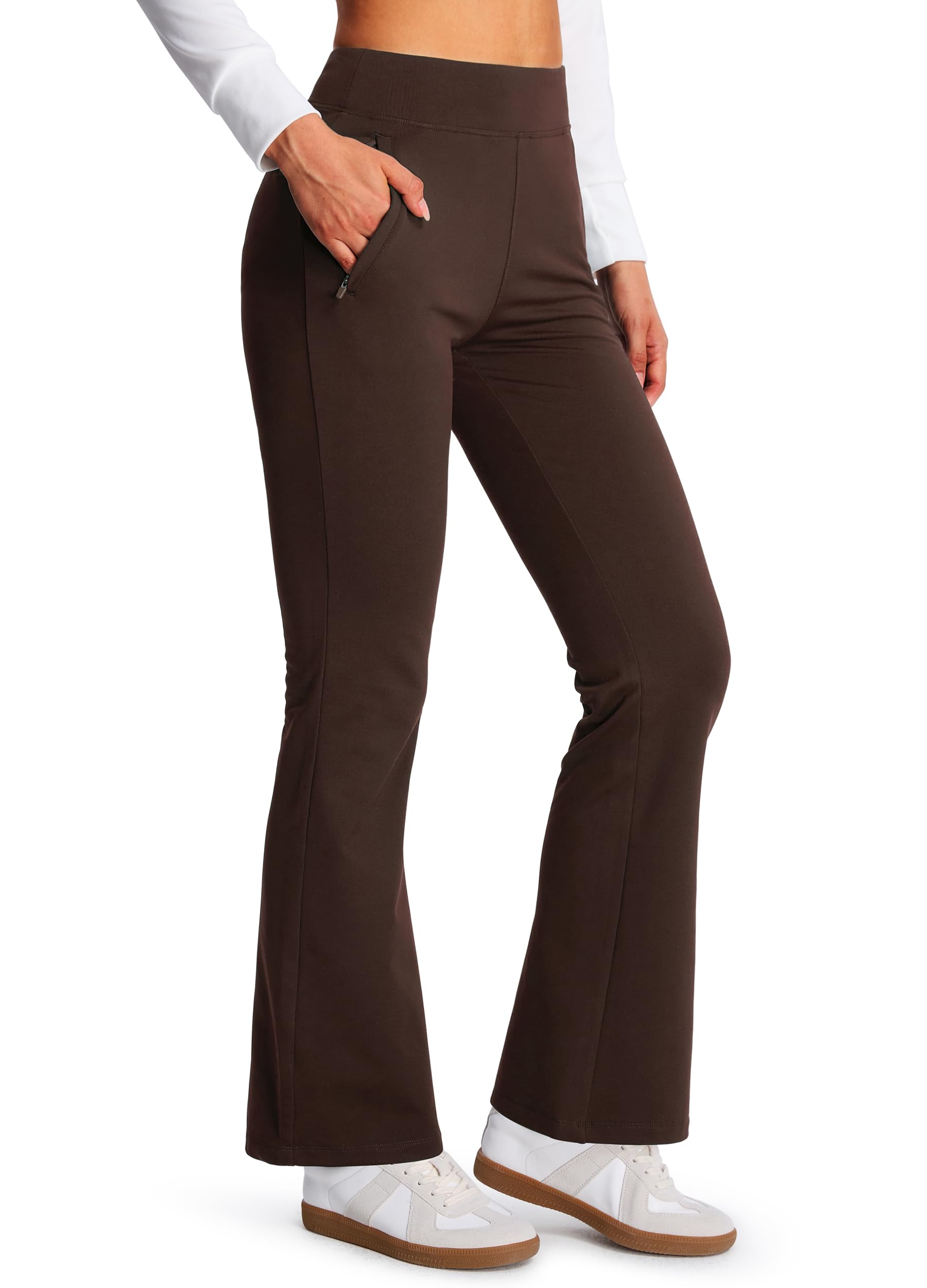 Libin Women's Thermo Bootcut Leggings Yoga Fleece Winter