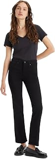 Levi's Damen Jeanshose 314 Shaping mit Stretch-Anteil, Straight Fit, Schwarz (Black And Black), W32/L30