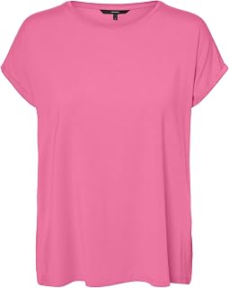 VERO MODA Vmava Plain SS Top Jrs Noos Vmava Plain SS Top Jrs Noos Women (Pack of 1)