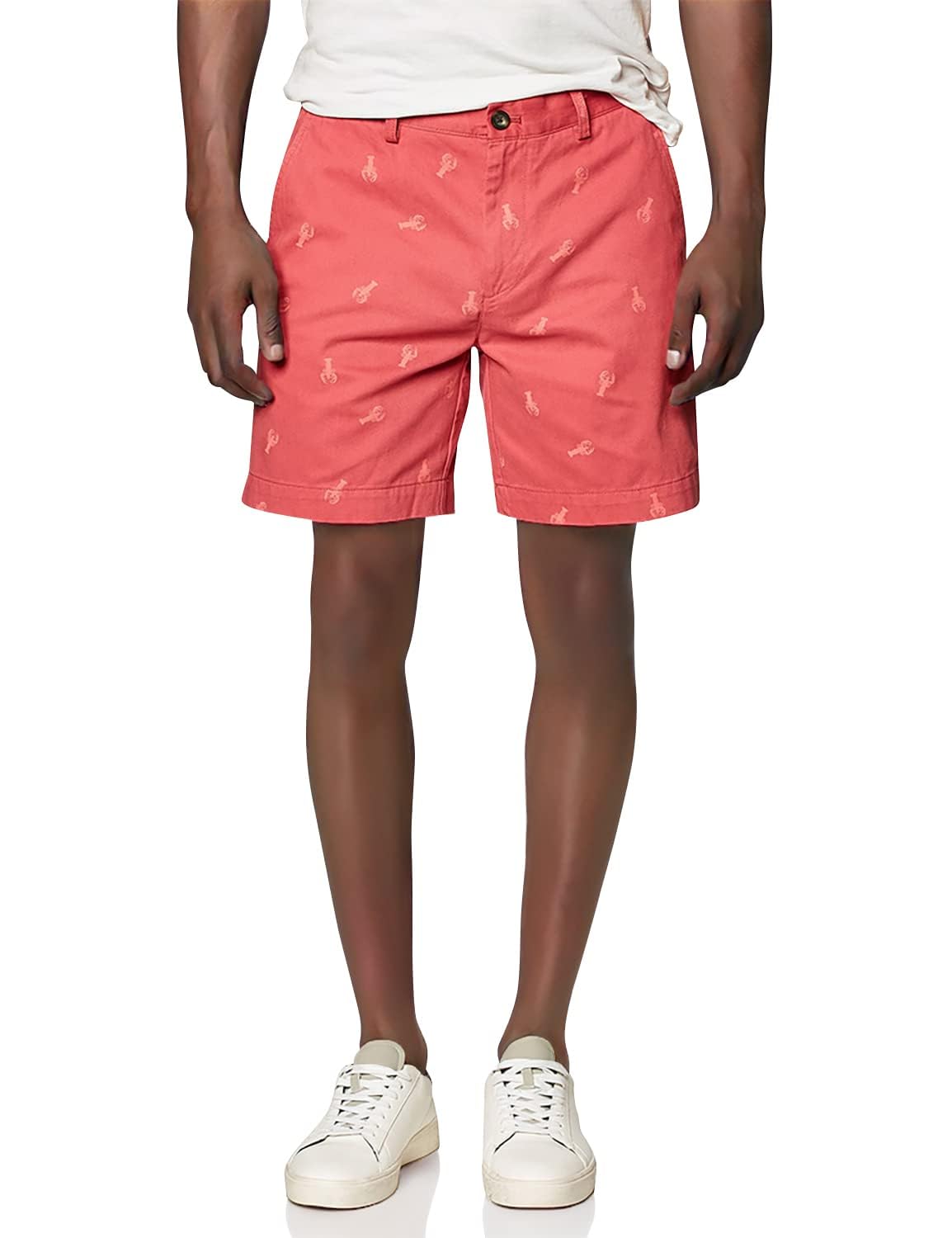 Amazon Essentials Men's Slim-Fit 9" Cotton Twill Khaki Chino Shorts with Tapered