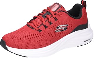 Skechers Men's Vapor Foam Fresh Trend Trainers, Red Mesh Synthetic Black Trim, 8.5 US