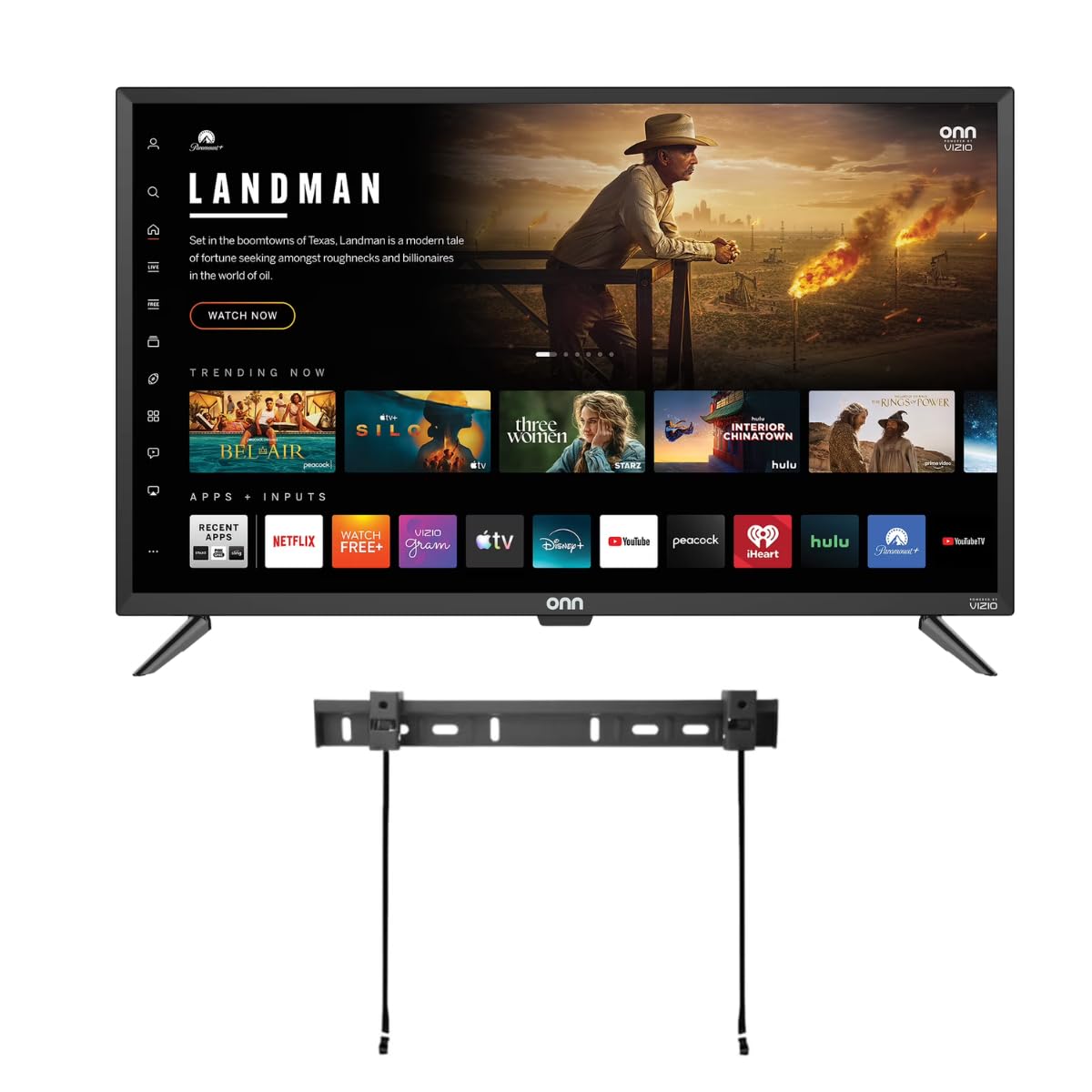 ONN Smart TV 43" Powered by VIZIO Technology Class 4K UHD, DTS:X and DTS:Virtual