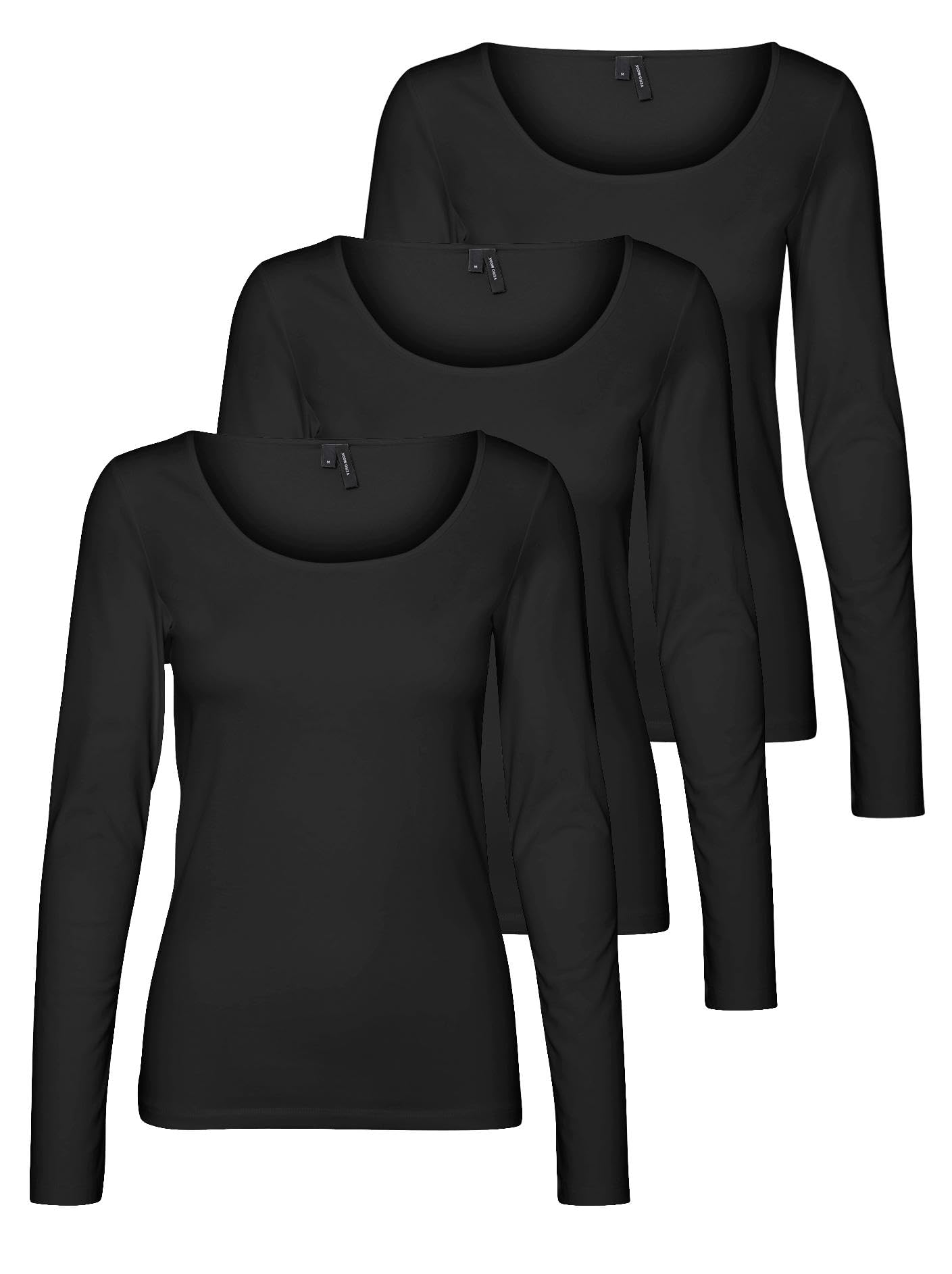 VERO MODA Vmmaxi My LS Soft Uneck Ga Noos Women's Long-Sleeved Shirt