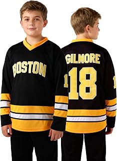 Youth Happy Gilmore #18 Adam Sandler 1996 Movie Stitched Ice Hockey Jersey for Kids