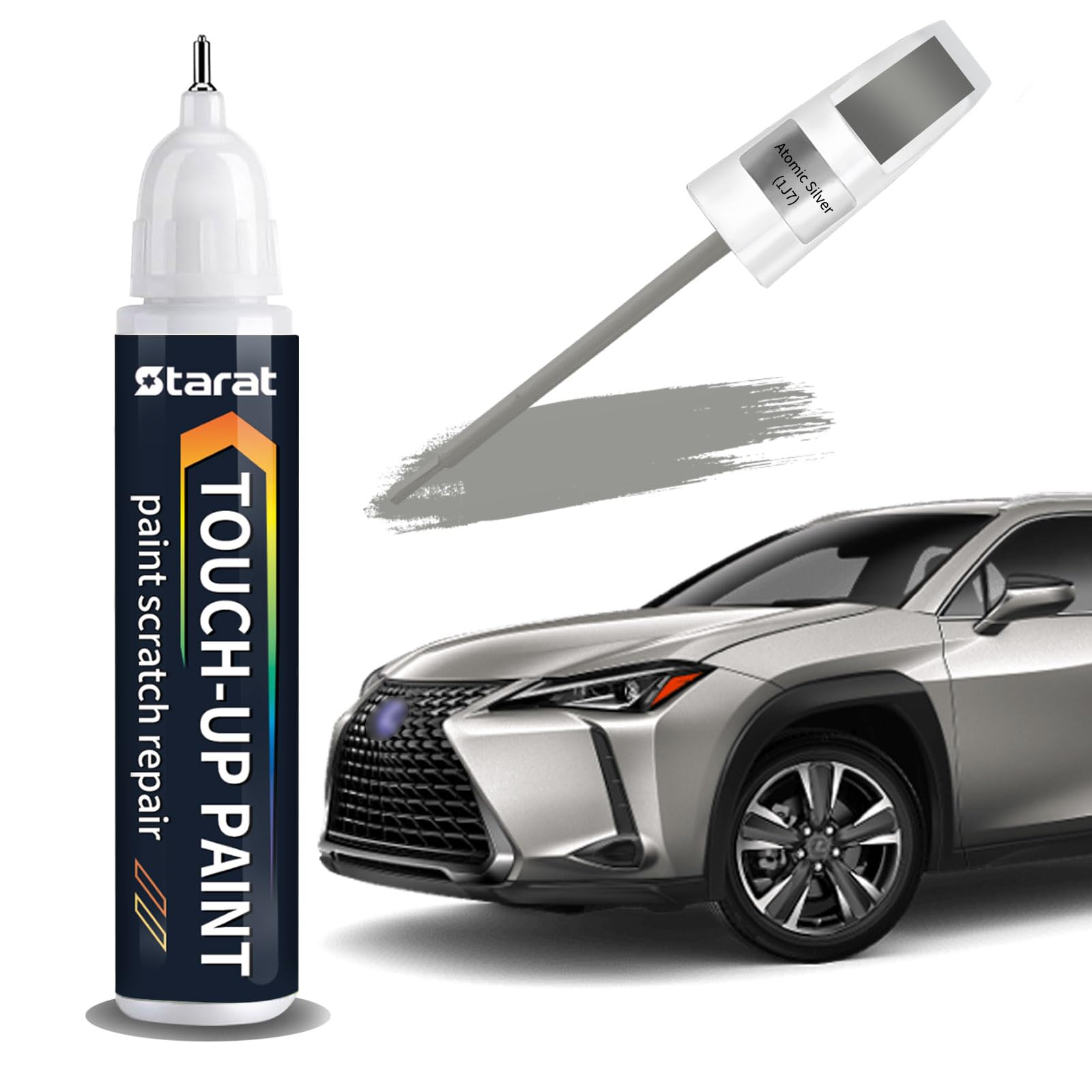 Atomic Silver(1J7) Touch Up Paint Pen for Lexus Scratch Repair