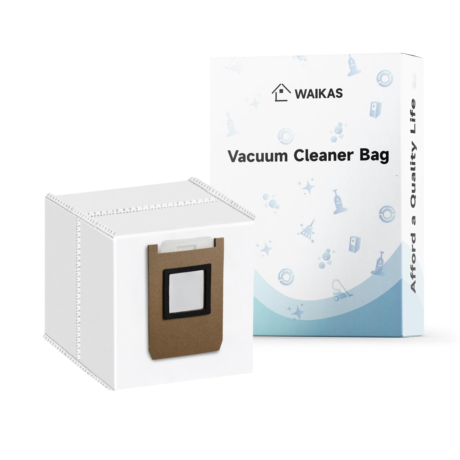 WAIKAS Bags for Eufy Robot Vacuum Cleaner (Omni E28/E25/C28 and E20), 6