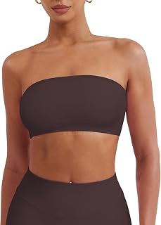 YEOREO CoreFlex Workout Bandeau Sports Bra