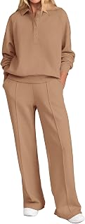 PRETTYGARDEN PC035 Women's Button Up Tracksuit